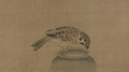 宋 宋人集绘册 宋人驯禽俯啄页.jpg