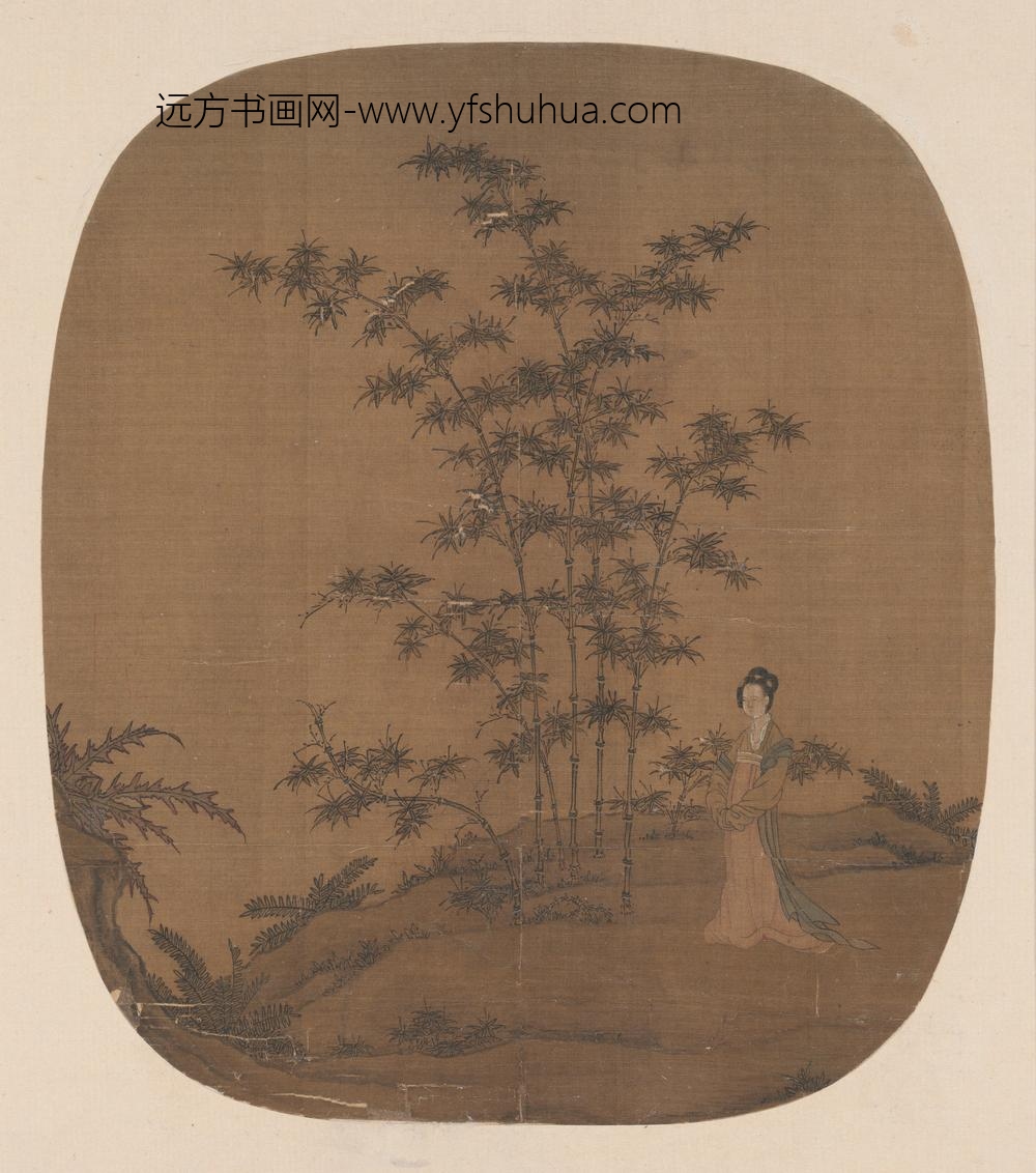 宋人天寒翠袖图页