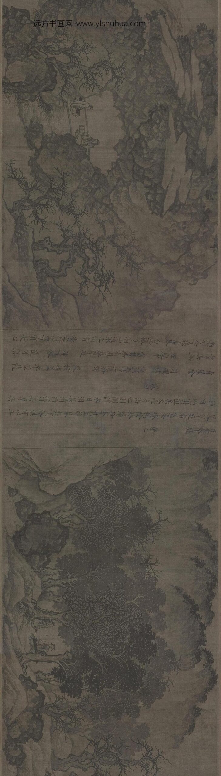 宋人摹卢鸿草堂十志图卷_