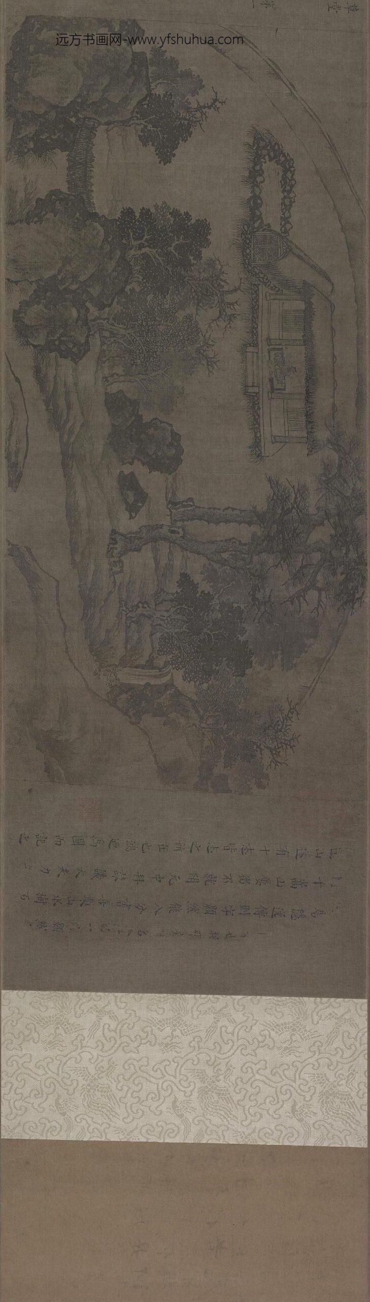 宋人摹卢鸿草堂十志图卷_