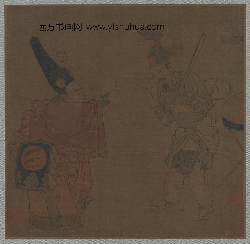 宋人杂剧册页