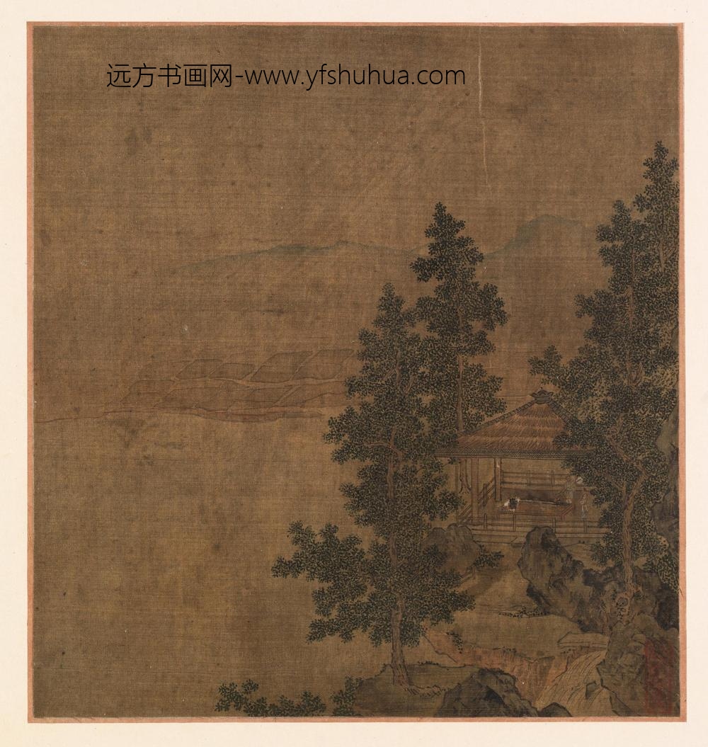 宋人水阁风凉图页