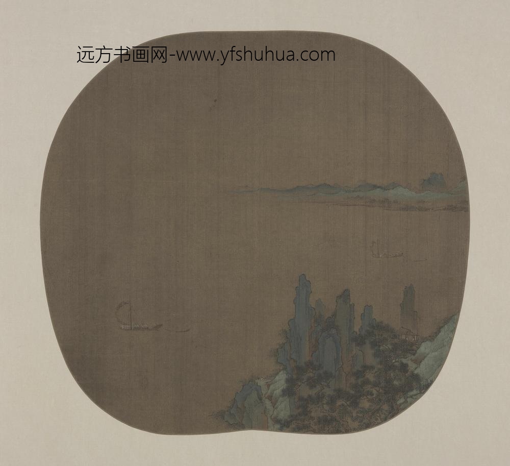 宋人江上青峰页