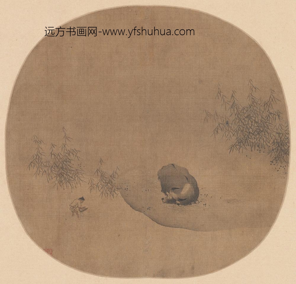 宋人牧牛图单页