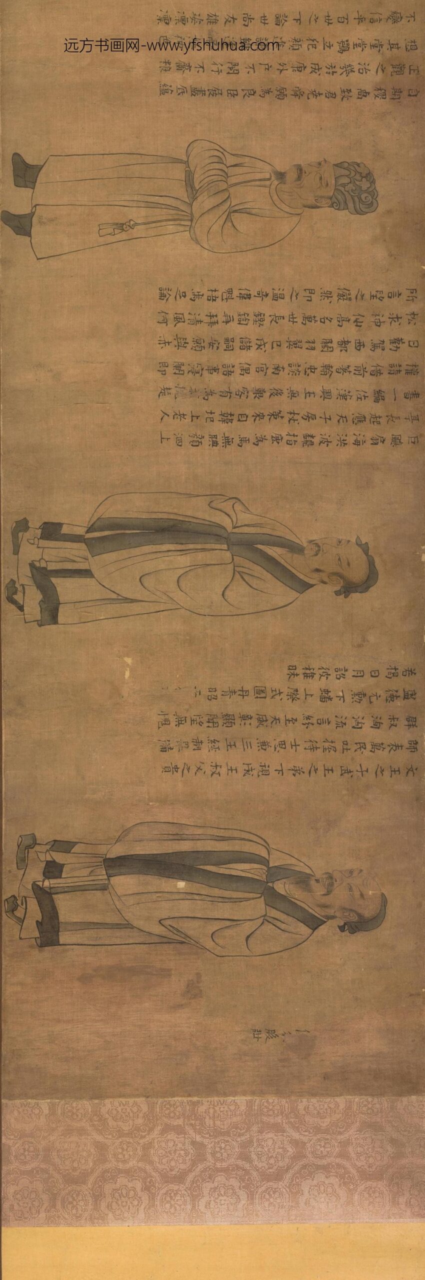 宋人画八相图卷_