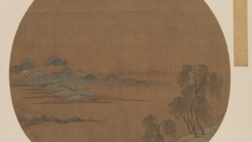 宋元明画册 宋人柳溪春色图页.jpg