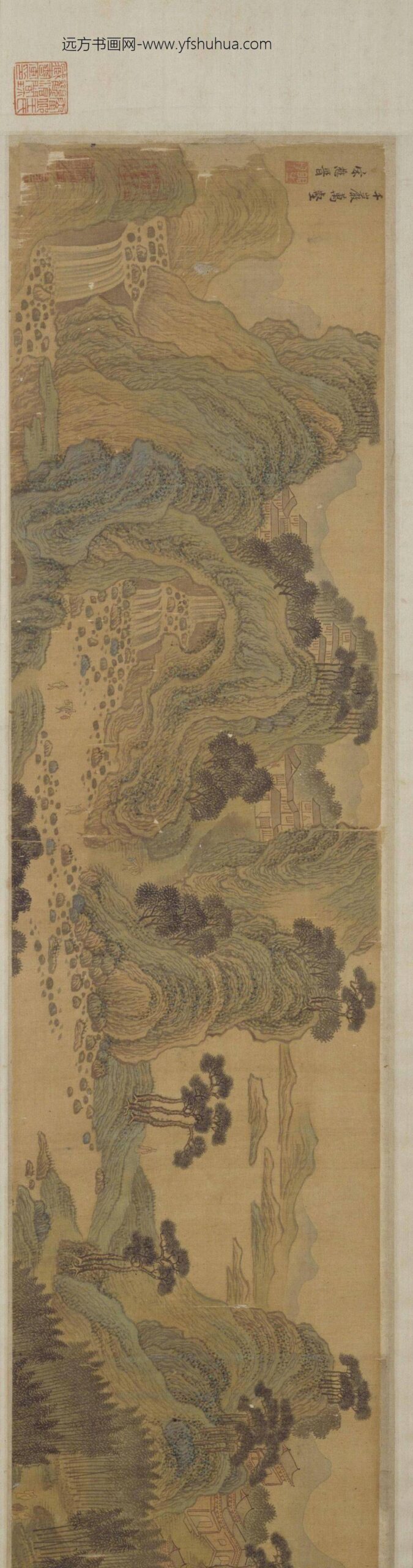 宋懋晋千岩万壑图卷_