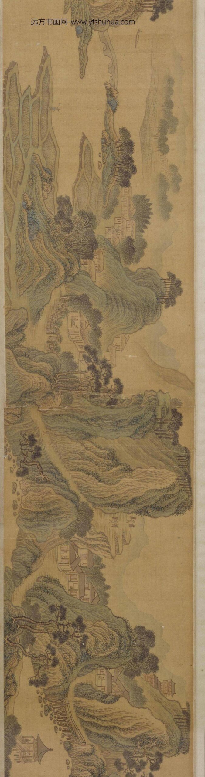 宋懋晋千岩万壑图卷_