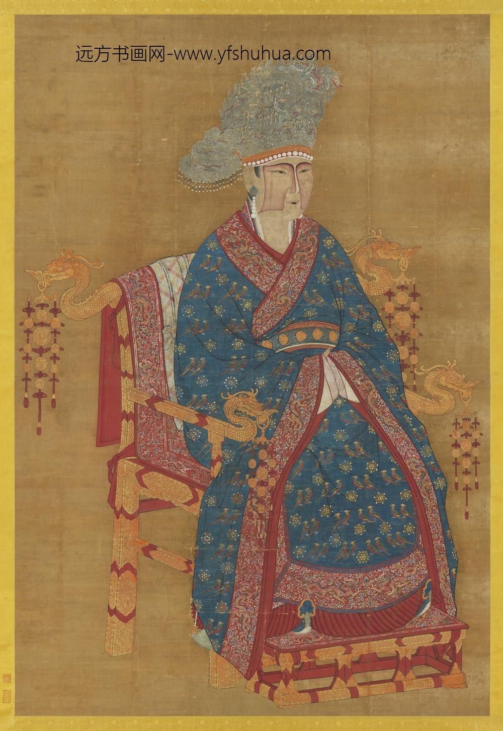 宋真宗后坐像轴