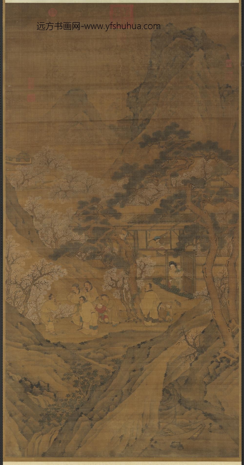 宋院本桃花源图轴