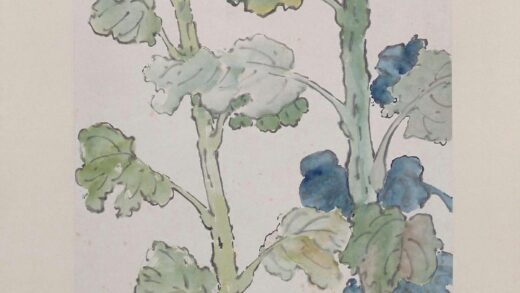 徐悲鸿葵花雄鸡图轴.jpg