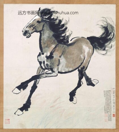 徐悲鸿骋马图轴.jpg