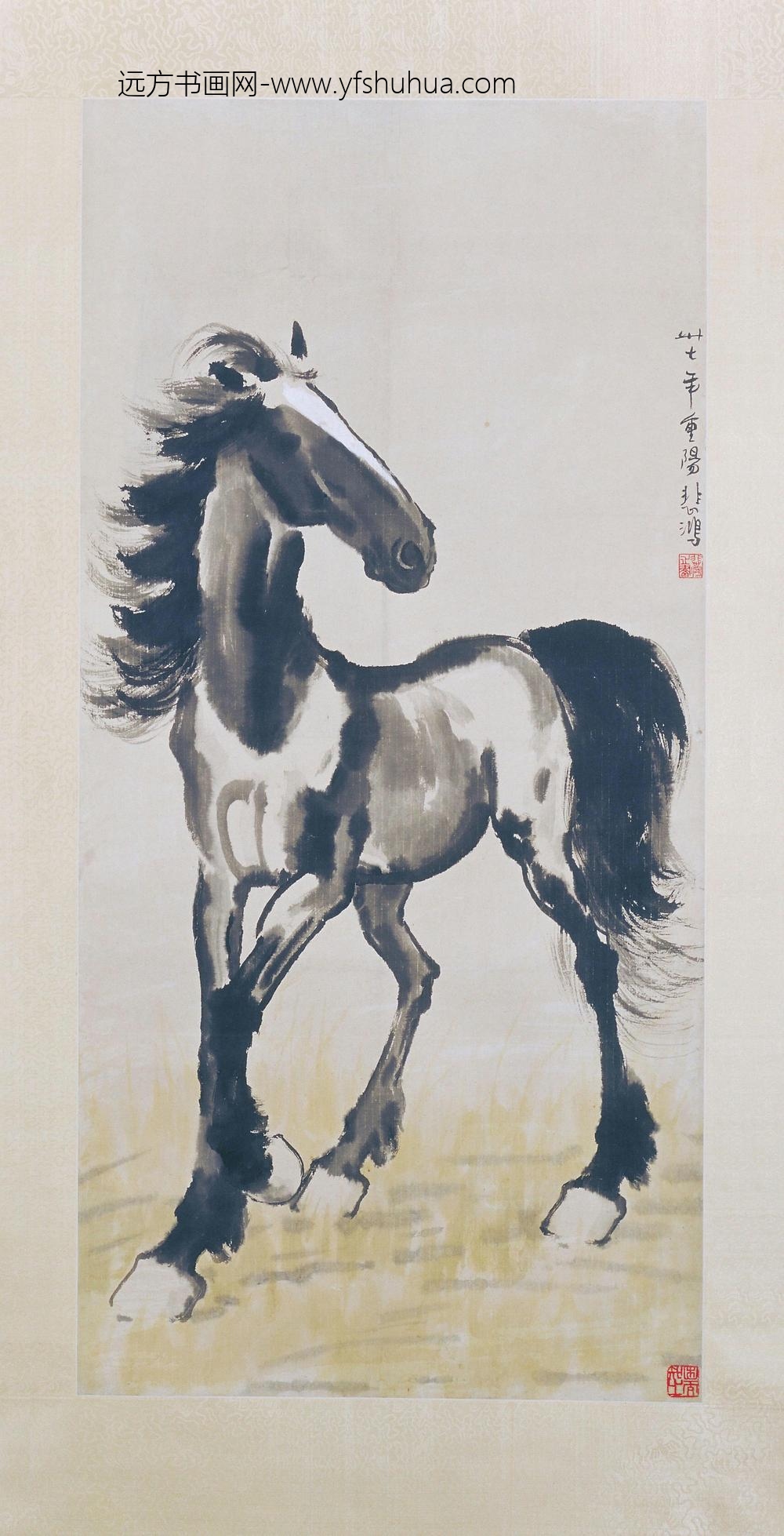 徐悲鸿骏马图轴