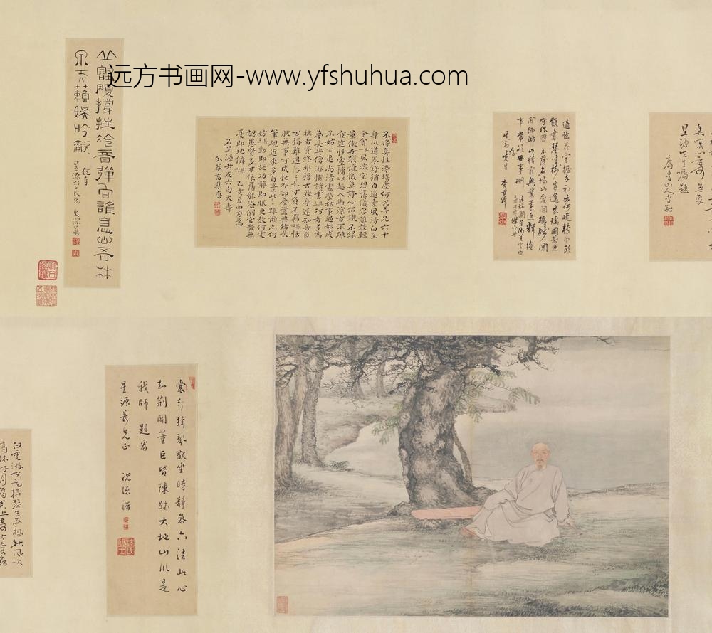 徐璋石星源像卷