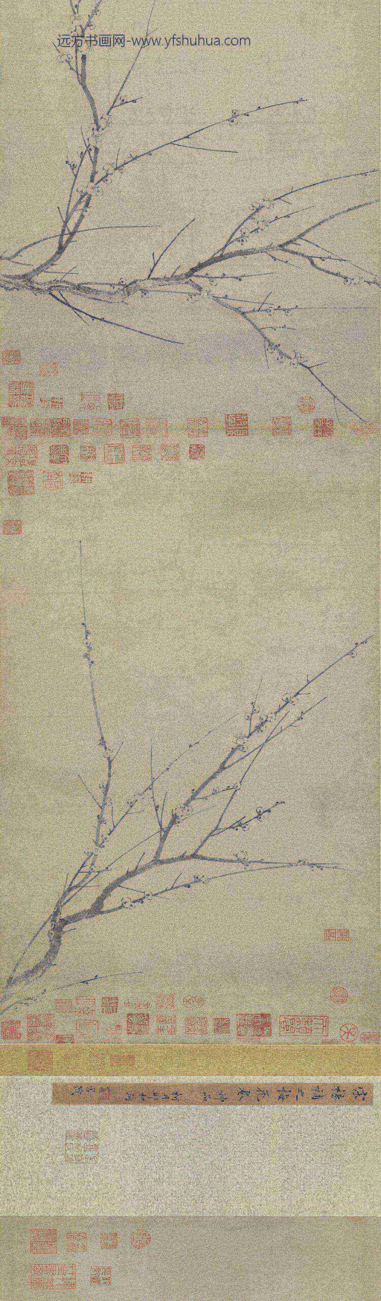 扬无咎四梅花卷_