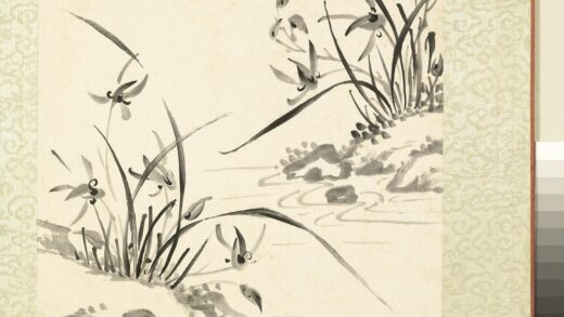 无名氏画兰花册 兰花（三）.jpg