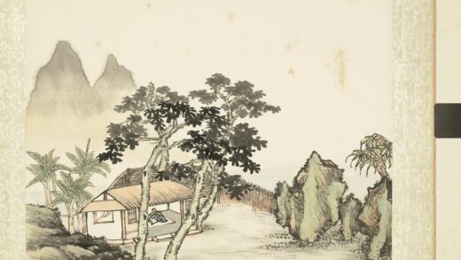 无名氏画山水册 卧居山林.jpg