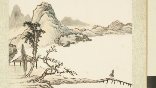 无名氏画山水册 归樵.jpg