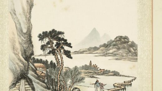 无名氏画山水册 携琴望江.jpg