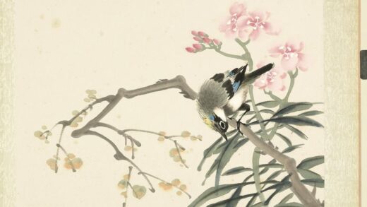 无名氏画花鸟册 夹竹桃.jpg
