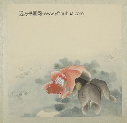 无名氏画鱼册 金鱼七.jpg