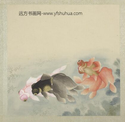 无名氏画鱼册 金鱼八.jpg