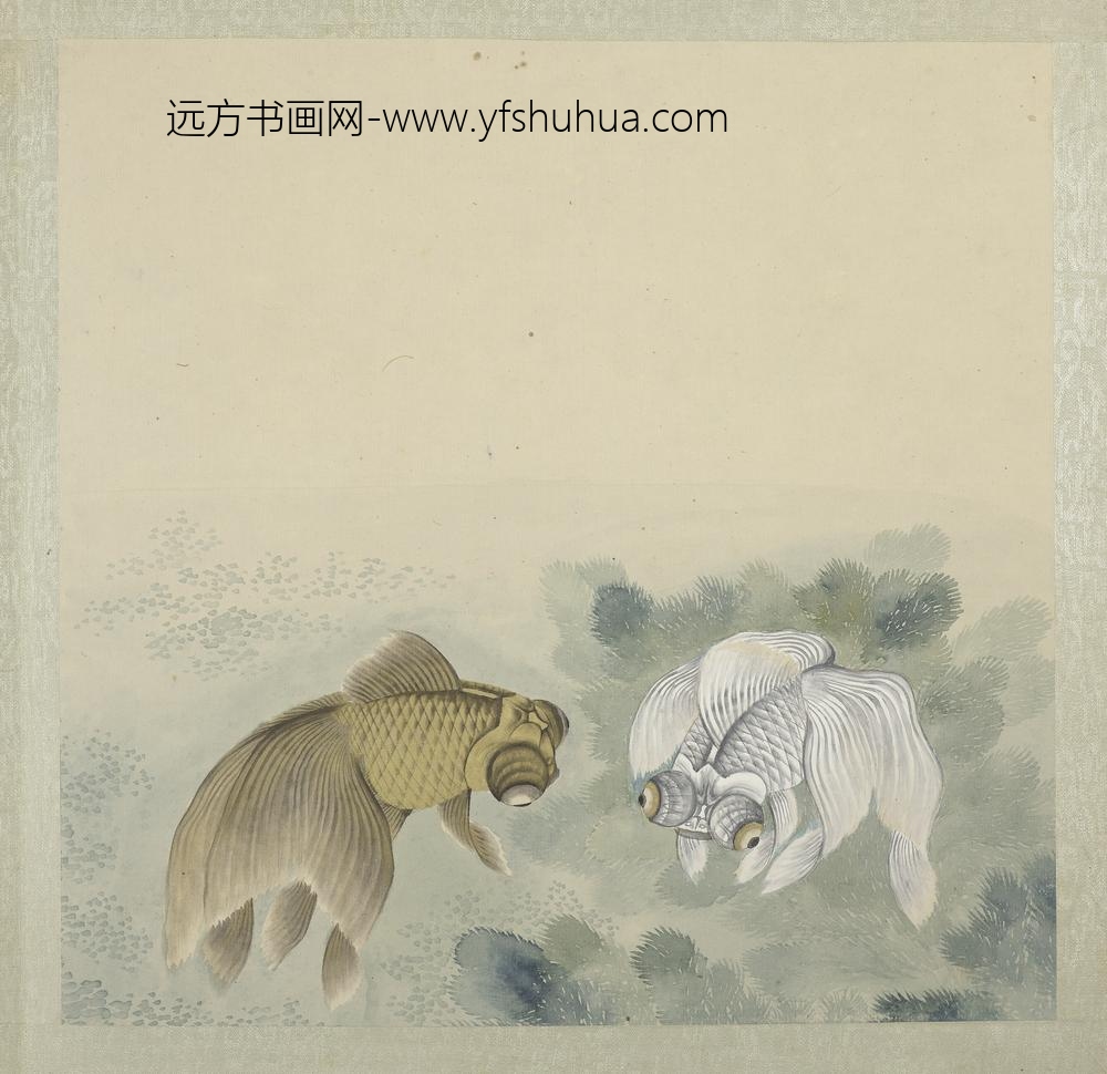 无名氏画鱼册-金鱼六
