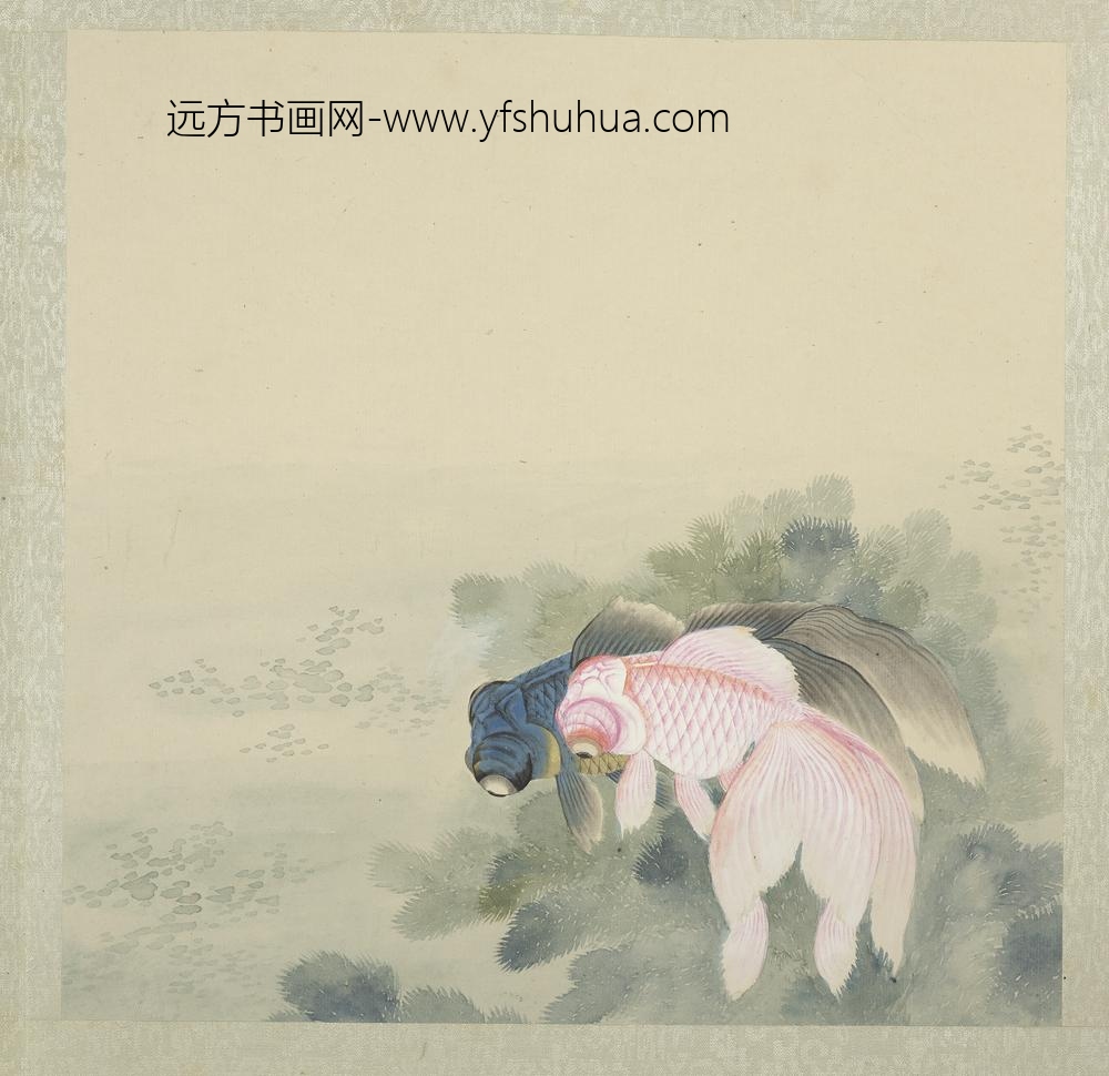 无名氏画鱼册-金鱼十