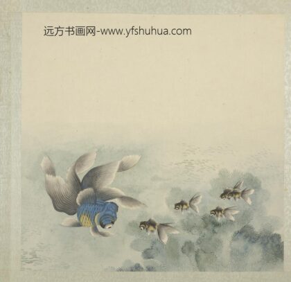 无名氏画鱼册 金鱼四.jpg