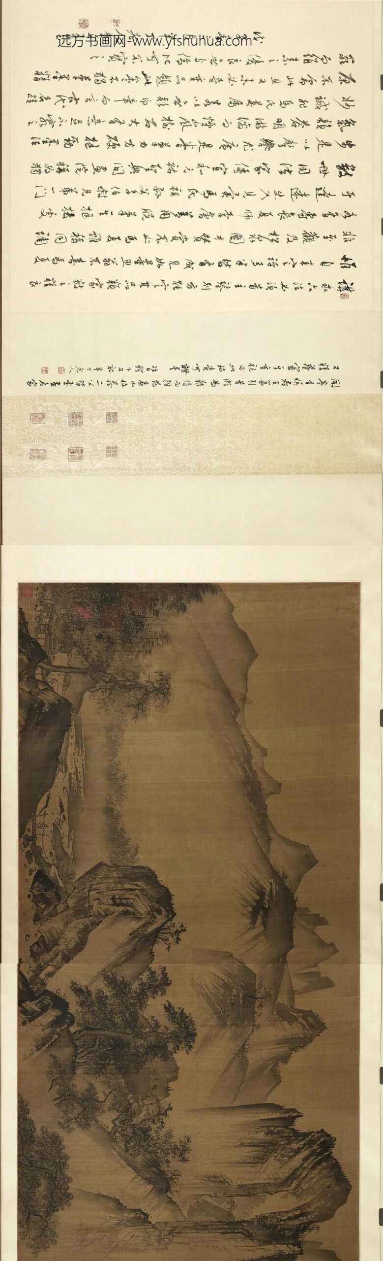 无款仿夏圭溪山清远卷无款仿夏圭溪山清远卷_