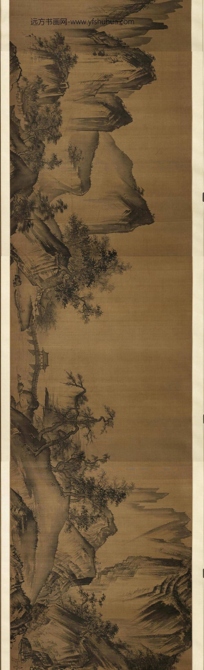 无款仿夏圭溪山清远卷无款仿夏圭溪山清远卷_