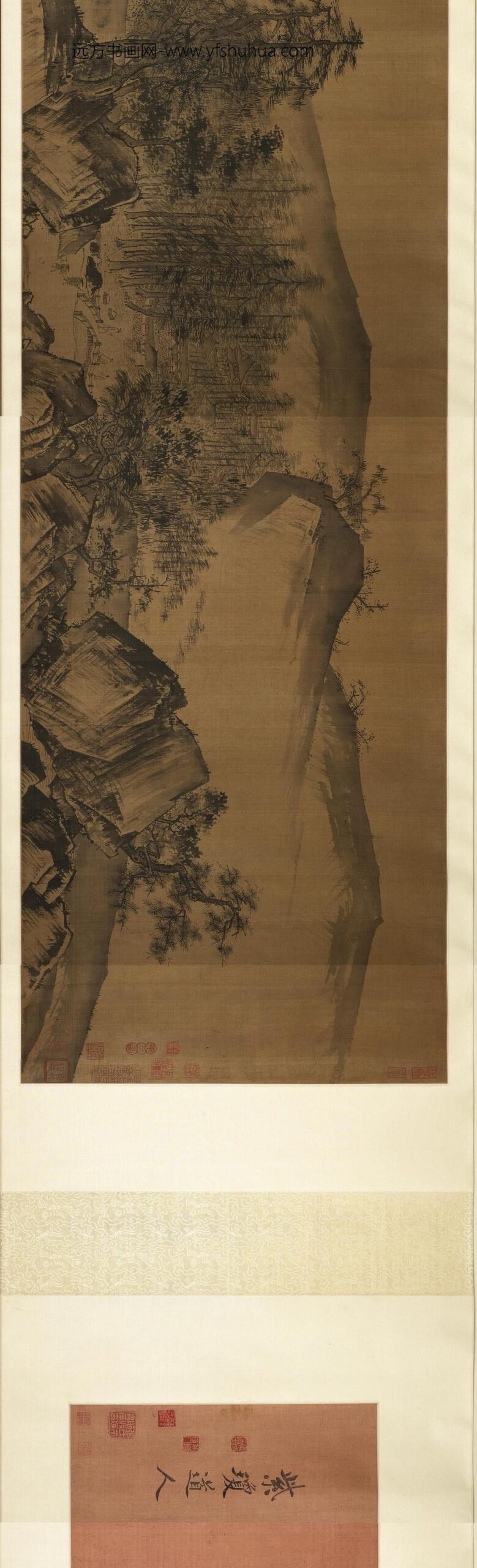 无款仿夏圭溪山清远卷无款仿夏圭溪山清远卷_