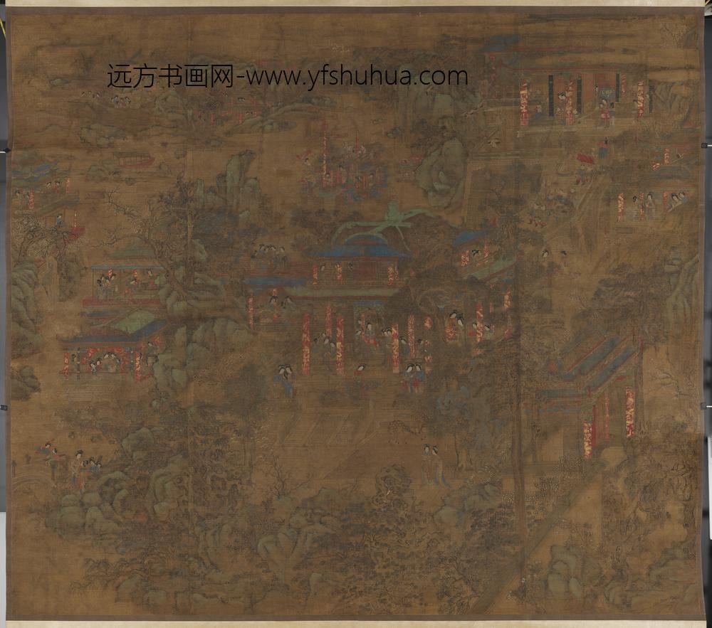 无款士女图轴