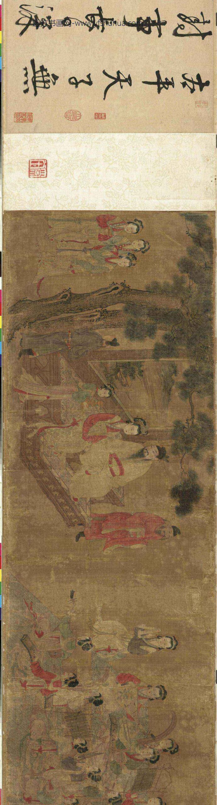 无款明皇按乐图卷无款明皇按乐图卷_