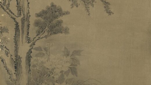 无款花鸟屏风六幅单片松下戏犬无款花鸟屏风六幅单片松下戏犬.jpg