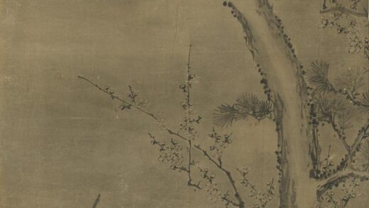 无款花鸟屏风六幅单片梅花锦鸡无款花鸟屏风六幅单片梅花锦鸡.jpg