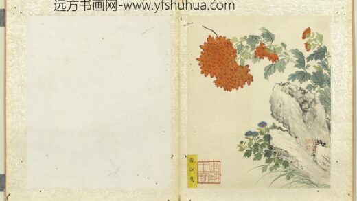 无款菊绘册册黄沙鹅.jpg