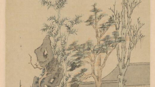 明 侯懋功为敬亭作赏菊图轴.jpg