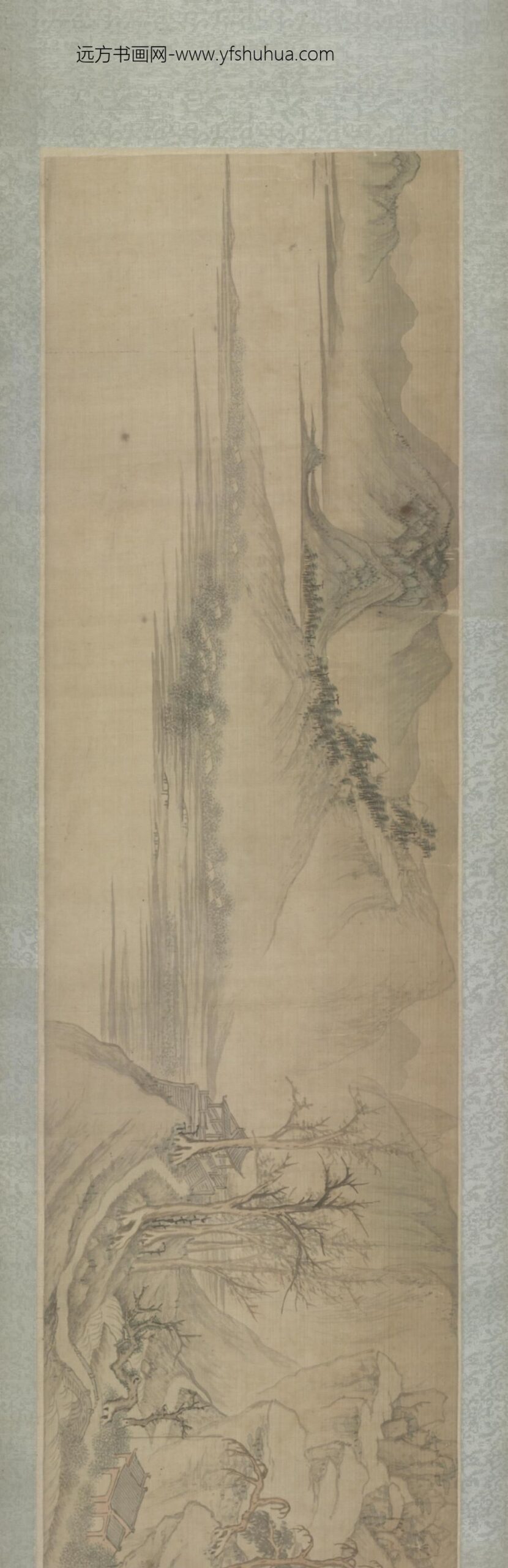 明-侯懋功溪山深秀卷_