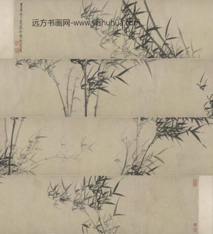 明 冯起震墨竹图卷.jpg