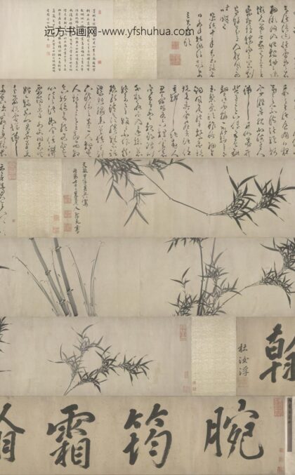 明 冯起震墨竹图卷.jpg