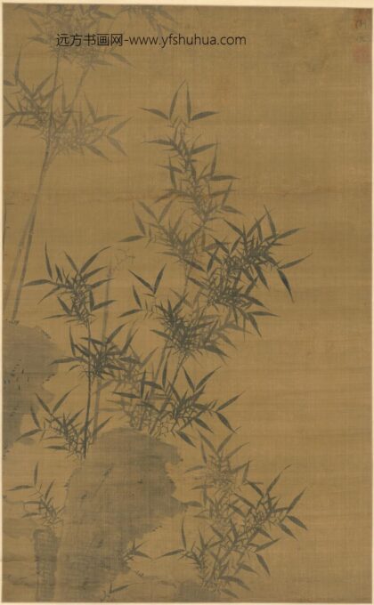 明 冽泉墨竹轴.jpg
