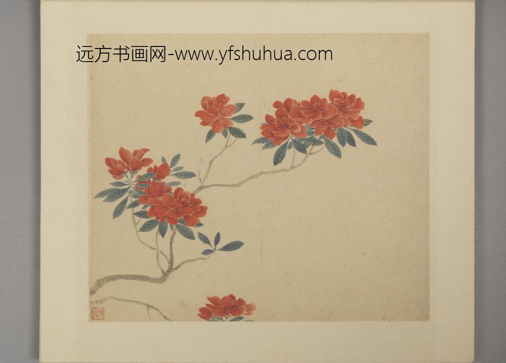 明-凌必正花鸟册-