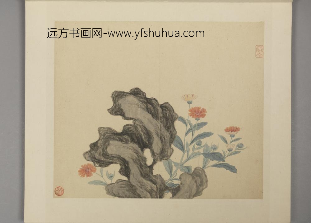 明-凌必正花鸟册-