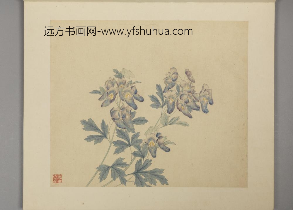 明-凌必正花鸟册-