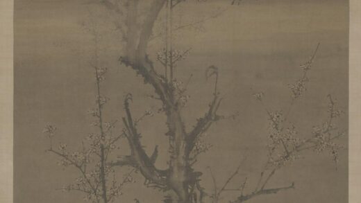 明 刘世儒墨梅轴.jpg