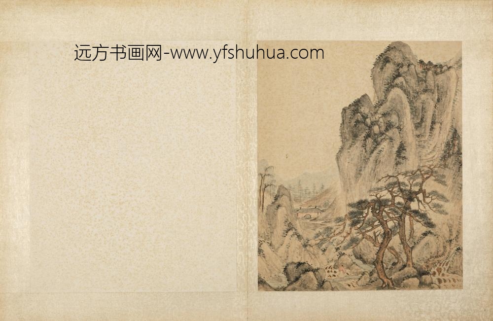 明-叶向荣山水图册-