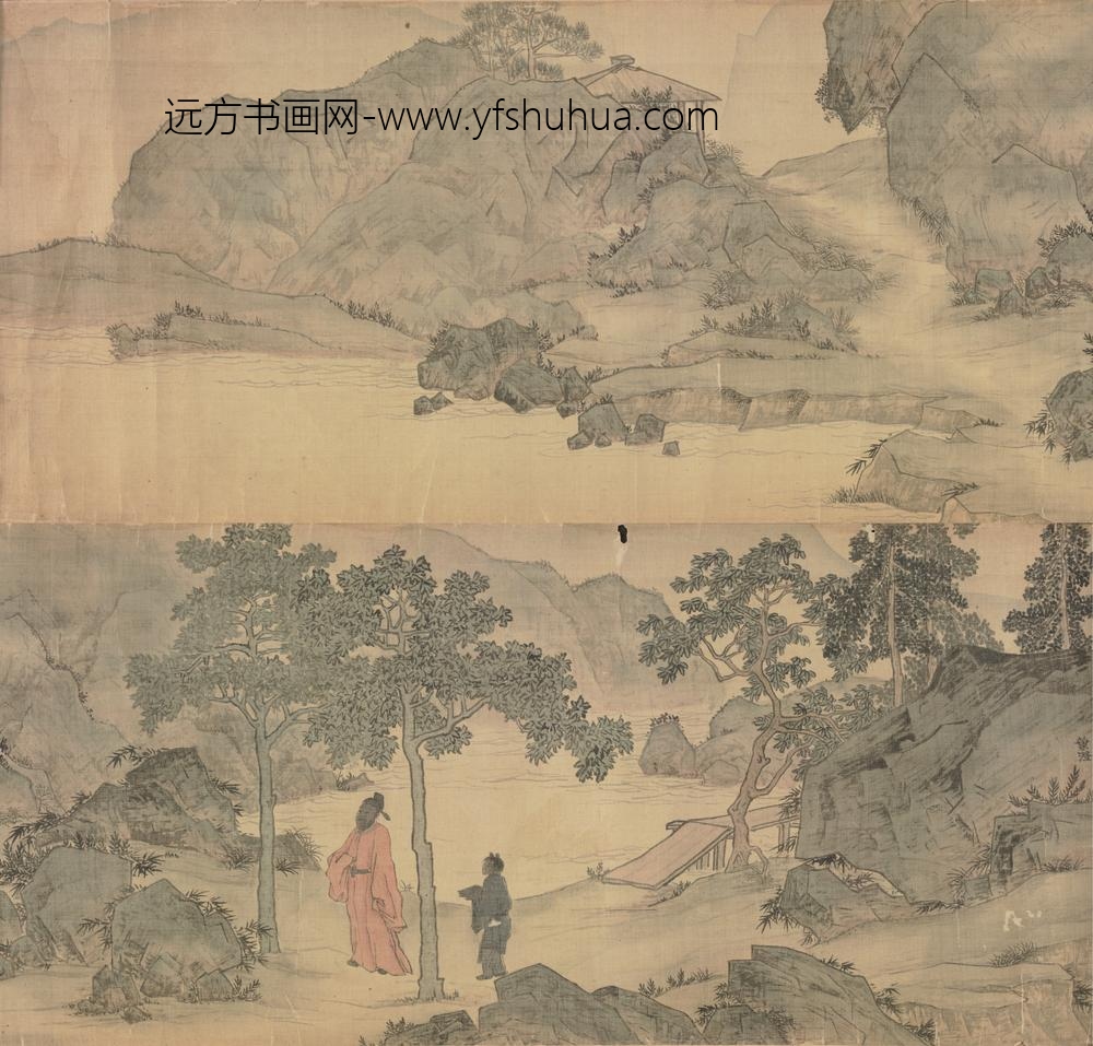 明-叶澄山水人物图卷
