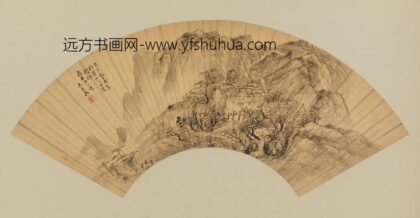 明 唐志契茅山上宫图扇页.jpg