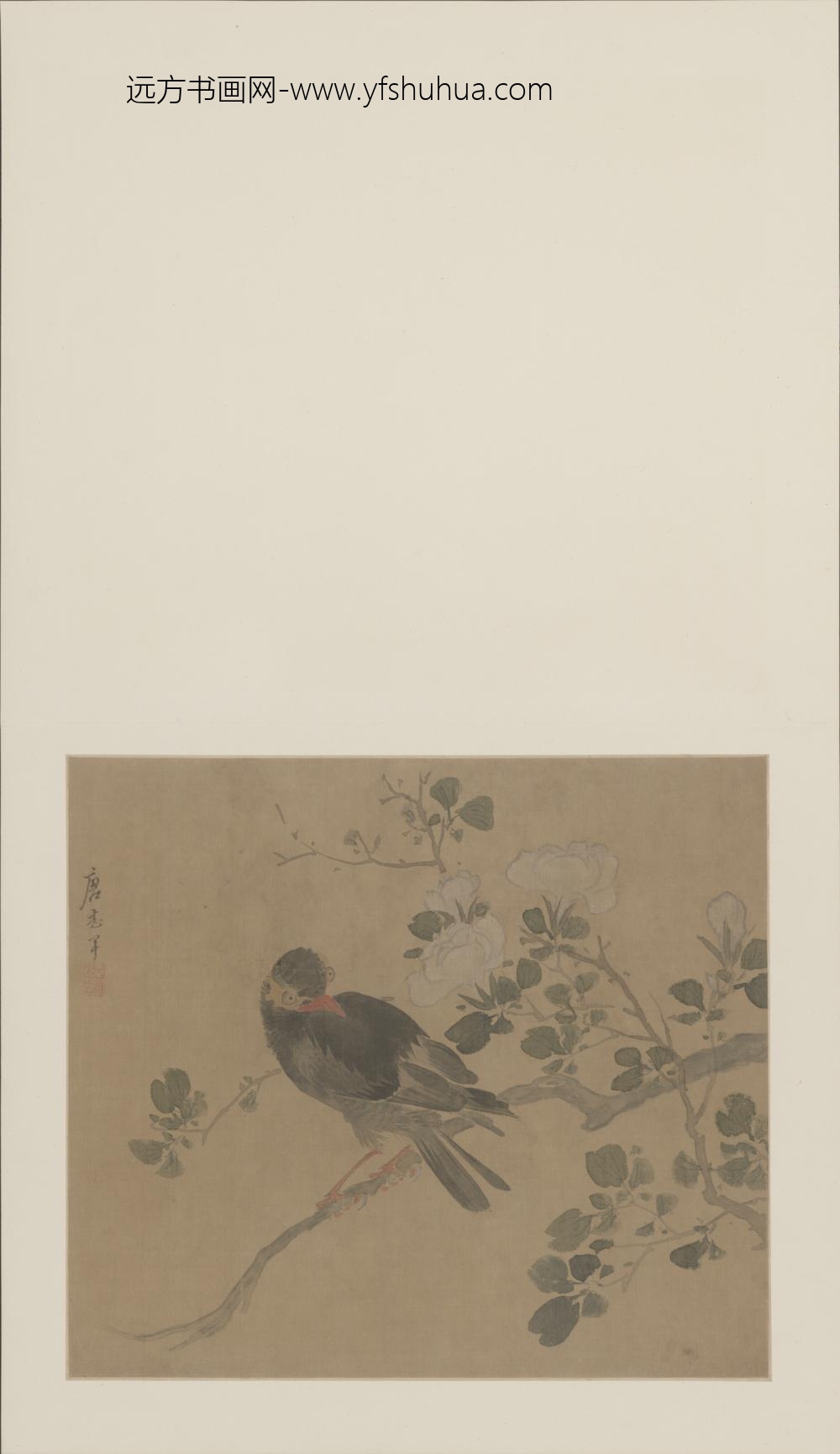 明-唐志尹花鸟册-
